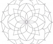 Coloriage Fleur Mandala En Ligne