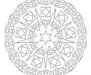 Coloriage Mandala En Ligne dimensionnel