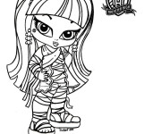 Coloriage Monster High Baby maternelle