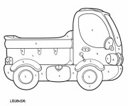 Coloriage et dessins gratuit Mystère Camionnette à imprimer