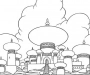 Coloriage et dessins gratuit Palais d'Aladin à imprimer