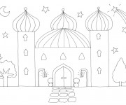 Coloriage et dessins gratuit Palais du Sultan à imprimer