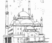 Coloriage et dessins gratuit Palais Turk en ligne à imprimer