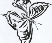Coloriage Papillon Artistique Difficile