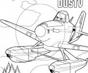 Coloriage et dessins gratuit Planes Dusty Disney à imprimer