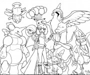 Coloriage Pokémon Ex à colorier