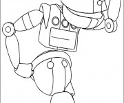 Coloriage Robot humoristique