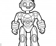 Coloriage et dessins gratuit Robots Cody Le Robosapien à imprimer