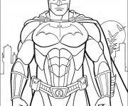 Coloriage et dessins gratuit Super Héro  Batman à imprimer