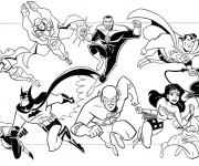 Coloriage Super Héros Marvel en Ligne