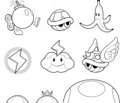 Coloriage et dessins gratuit Super Mario maternelle à imprimer