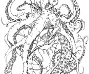 Coloriage Octopus Fantastique pour Adulte