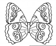 Coloriage et dessins gratuit Magnifique Papillon à décorer à imprimer