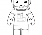 Coloriage et dessins gratuit Astronaute facile à imprimer