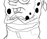 Coloriage Spongebob Bandit