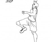 Coloriage Basket NBA