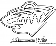 Coloriage et dessins gratuit Club de Hockey Minnesota Wild à imprimer