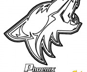 Coloriage Club de Hockey Phoenix Coyotes