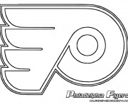 Coloriage et dessins gratuit Hockey Philadelphia Flyers à imprimer