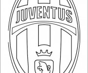 Coloriage et dessins gratuit Logo de Juventus à imprimer