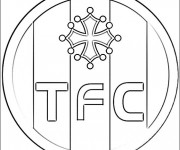 Coloriage et dessins gratuit Logo de Toulouse FC à imprimer