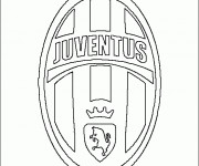 Coloriage et dessins gratuit Logo Juve Italien à imprimer