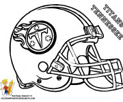 Coloriage et dessins gratuit NFL 4 à imprimer