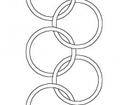 Coloriage Logo de Jeux Olympiques