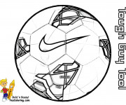 Coloriage et dessins gratuit Marque de Ballon Soccer à imprimer