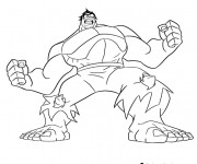 Coloriage et dessins gratuit Avengers Hulk Disney à imprimer