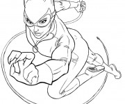 Coloriage et dessins gratuit Batgirl pour Fille à imprimer