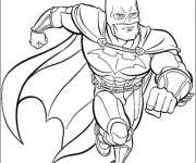 Coloriage et dessins gratuit Batman à découper à imprimer