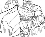 Coloriage et dessins gratuit Batman Affiche à imprimer
