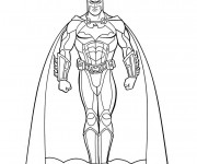 Coloriage et dessins gratuit Batman en Ligne à imprimer