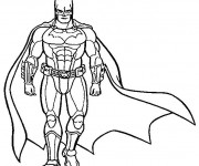 Coloriage Batman stylisé