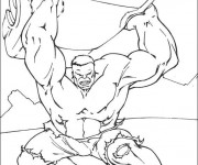 Coloriage Hulk le Tout puissant