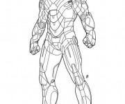 Coloriage et dessins gratuit Iron Man en couleur à imprimer