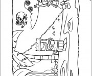 Coloriage Image de Jack et les Pirates