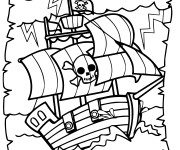 Coloriage et dessins gratuit Jack et les Pirates série à imprimer