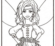 Coloriage et dessins gratuit Pirate Fairy à imprimer