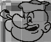 Coloriage et dessins gratuit Tête de Popeye à imprimer