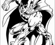 Coloriage Super Héros Batman adulte