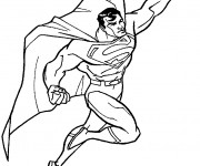Coloriage Superman Super Héro