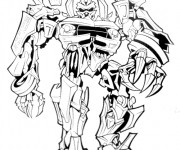 Coloriage Robot Transformers en ligne