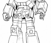 Coloriage Transformers Bumblebee