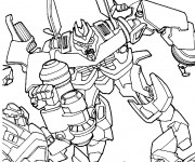 Coloriage Transformers dessin animé