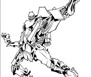 Coloriage et dessins gratuit Transformers Robot méchant à imprimer