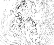 Coloriage et dessins gratuit Chaotic Ultraman à imprimer