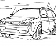 Coloriage et dessins gratuit 4 X 4 Audi à imprimer