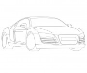 Coloriage et dessins gratuit Audi maternelle à imprimer